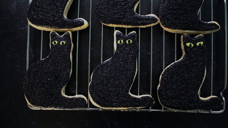 Black Cat Sugar Cookies