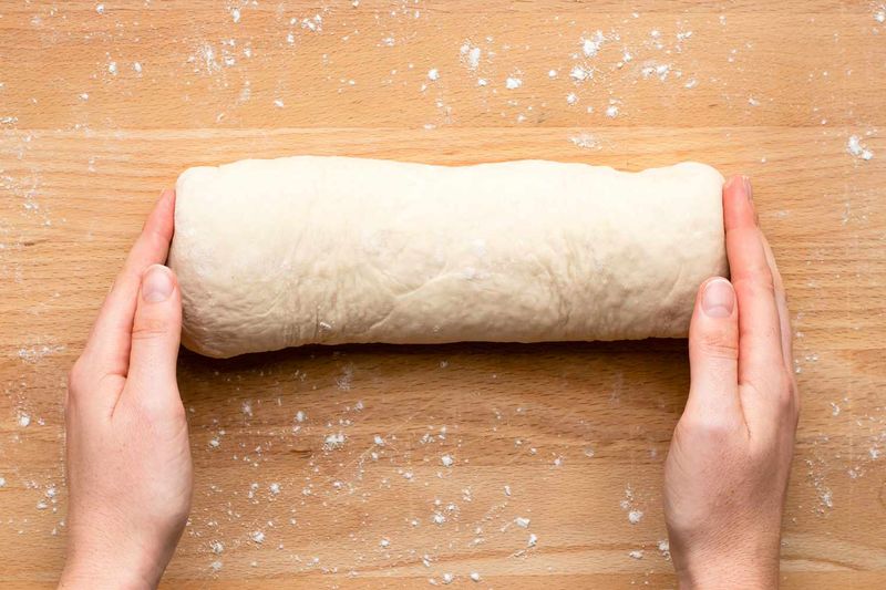 Shape Into Loaf Or Rolls