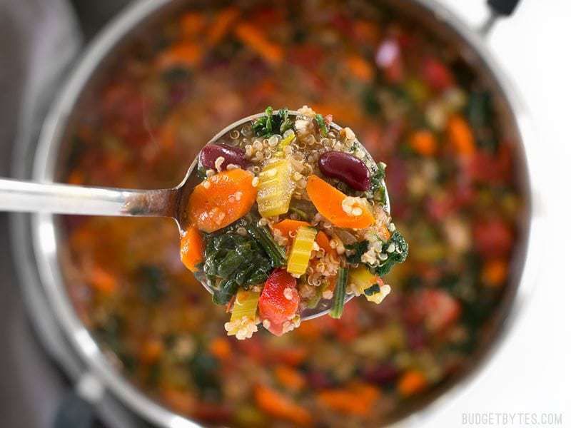 Quinoa Soup With Vegetables