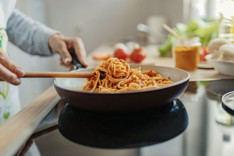 Rinse Clumpy Pasta And Add Oil