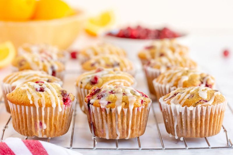 Orange And Cranberry Muffins