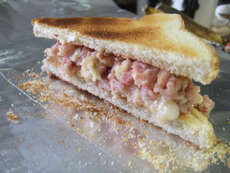 Ham Banana Sandwich
