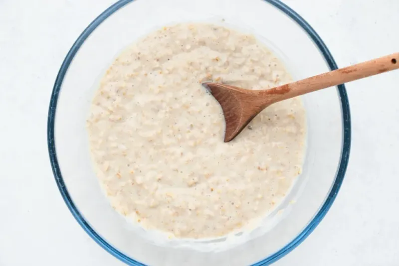 Making Porridge With Water And A Pinch Of Salt