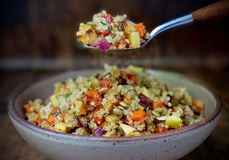 Quinoa And Roasted Vegetable Medley