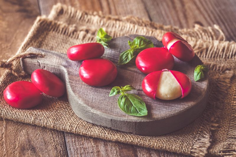 Mini Babybel Cheese With Cherry Tomatoes