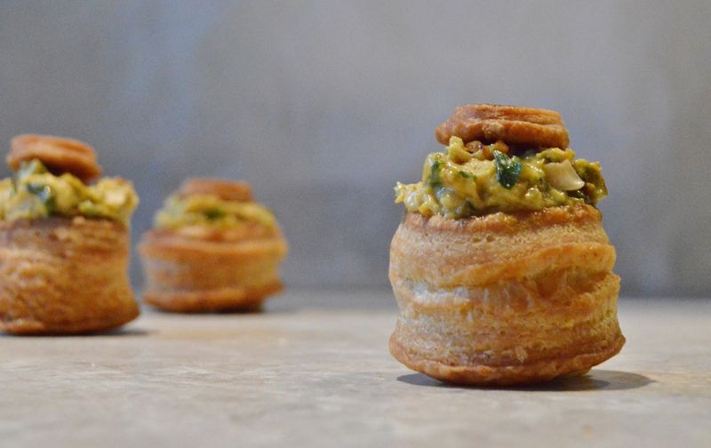 Coronation Chicken Vol-Au-Vents