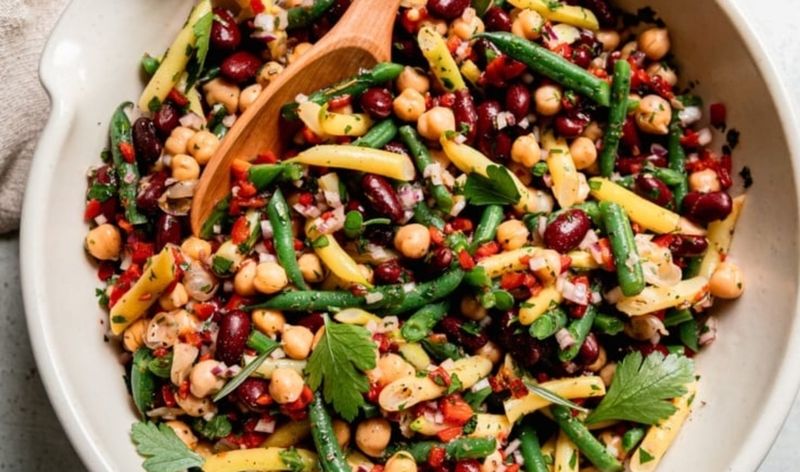 Heart-Healthy Grilled Vegetable And Bean Salad