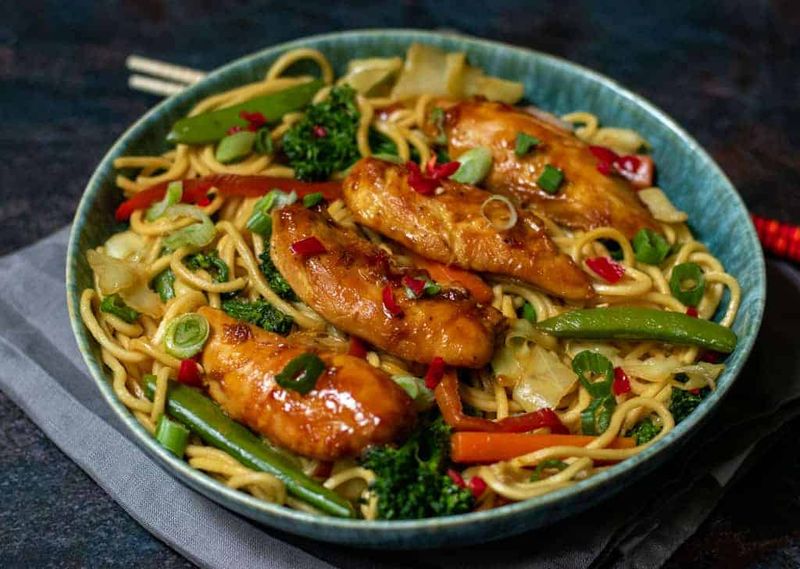 Asian Stir-Fry With Noodles
