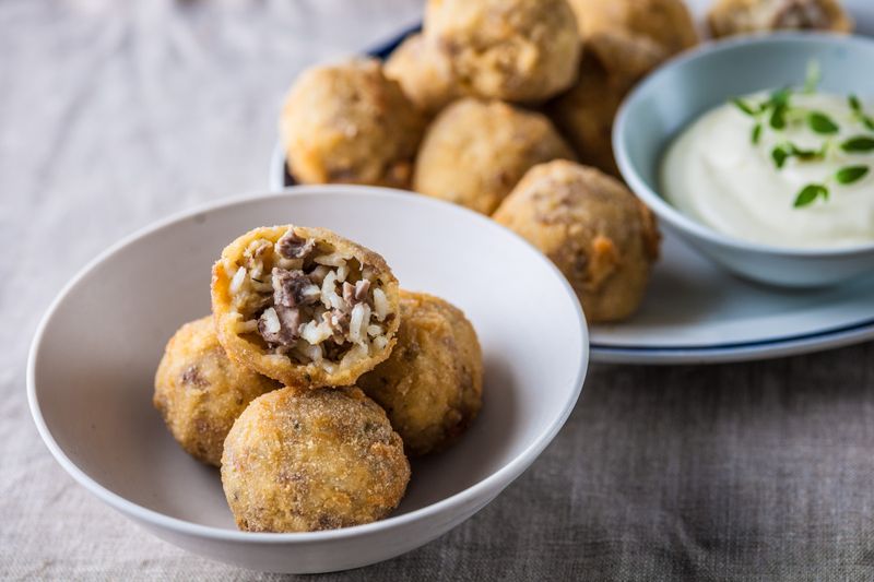 Bubble And Squeak Arancini Balls