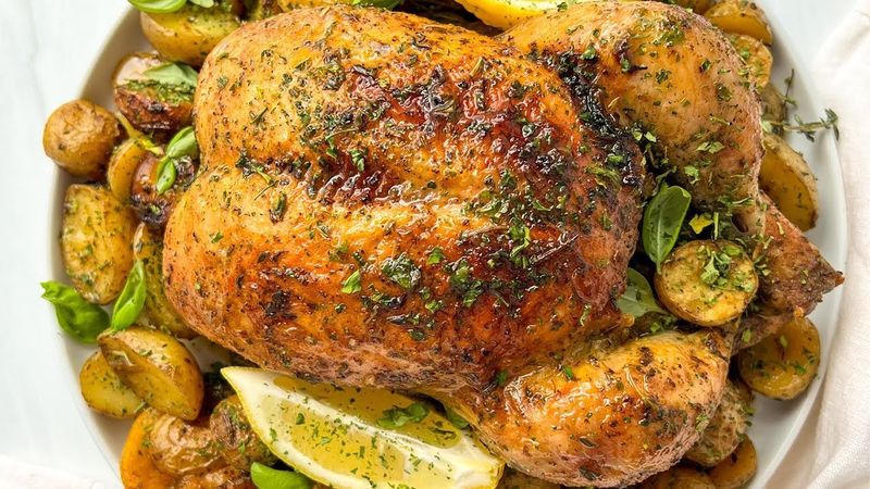 Roasted Chicken With Potatoes
