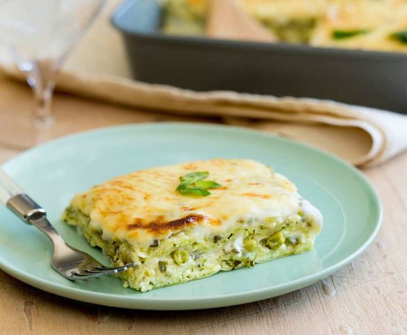 Courgette And Ricotta Lasagne