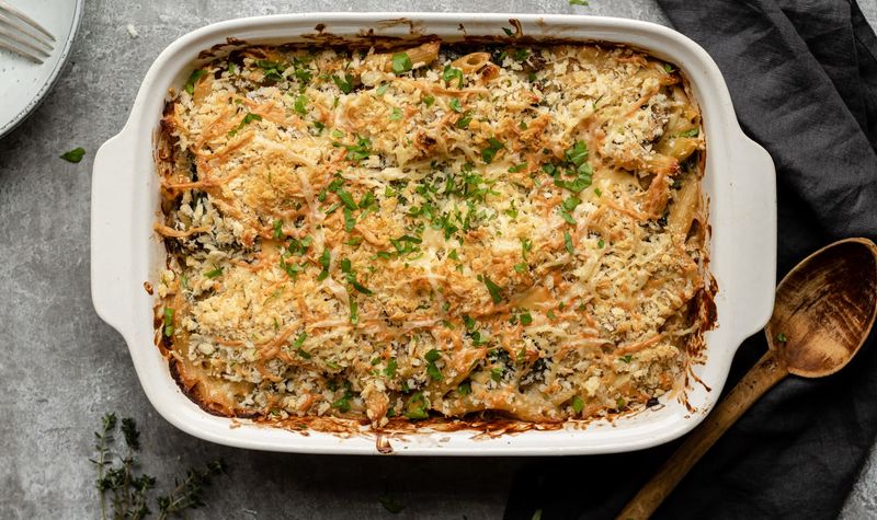 Creamy Mushroom Pasta Bake