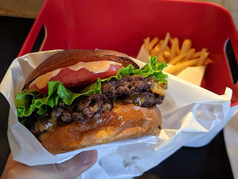 Wagyu Burger At Henry's Burger, Tokyo