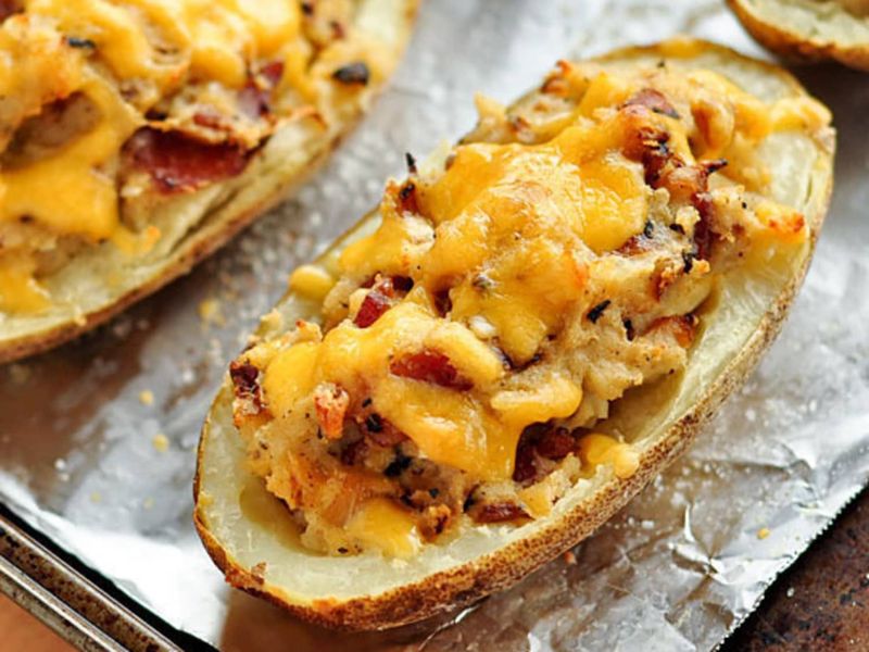 Top With Bacon And Fresh Herbs