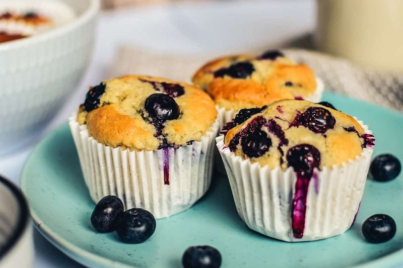 Vegan Muffins (Blueberry Or Mixed Berry)