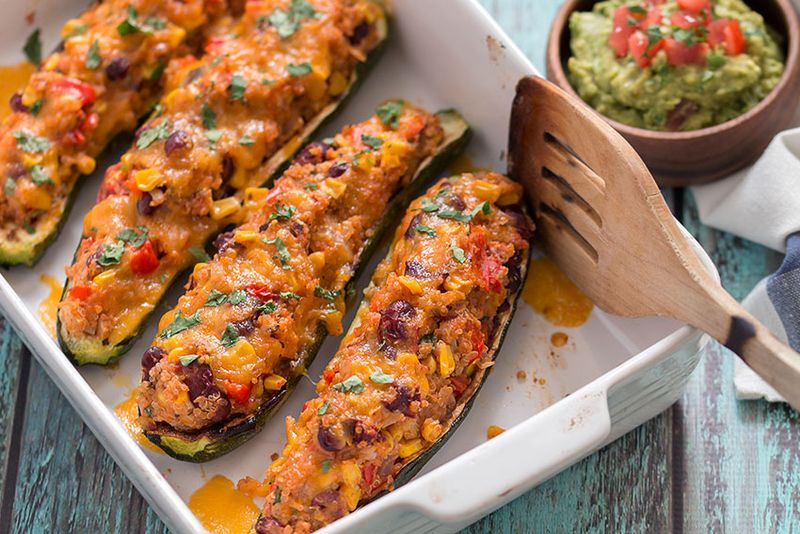 Stuffed Zucchini Boats
