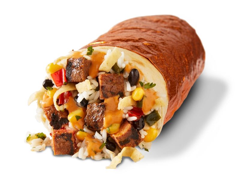 Qdoba Grilled Steak Burrito