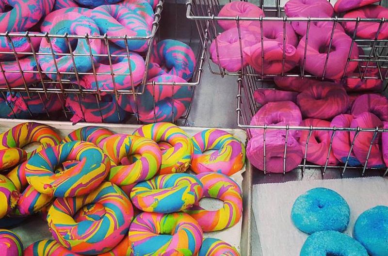 Rainbow Bagels