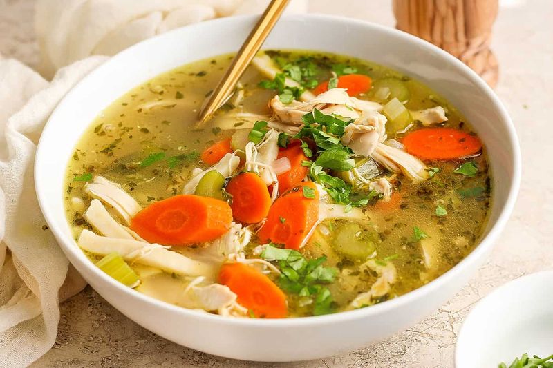 Classic Chicken And Vegetable Broth