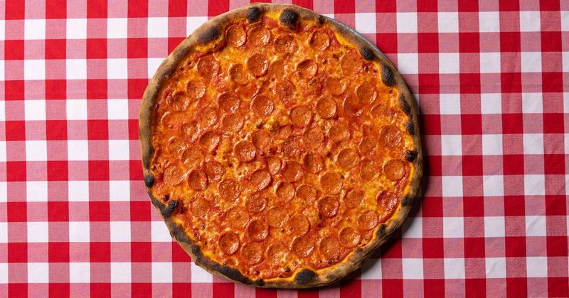 Pepperoni Pizza From Frank's Pizza In Glasgow