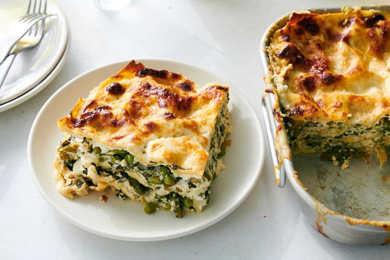Mushroom And Spinach Lasagne