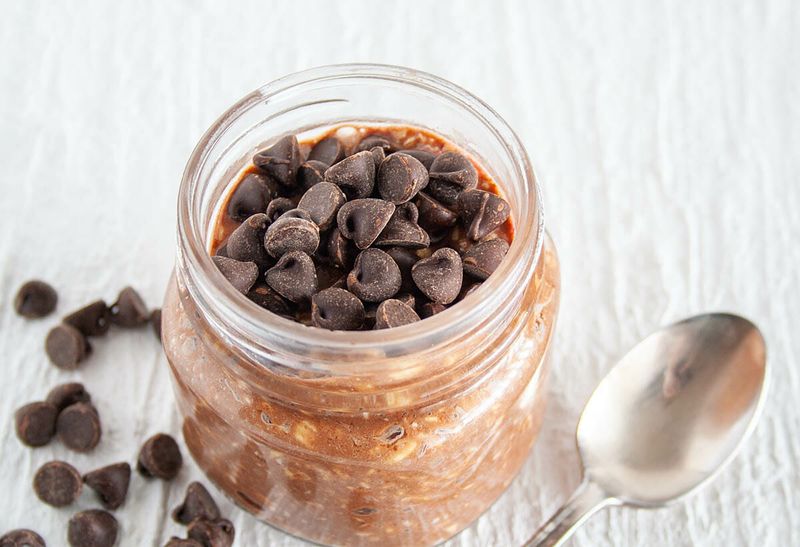 Chocolate Mocha Crunch Overnight Oats