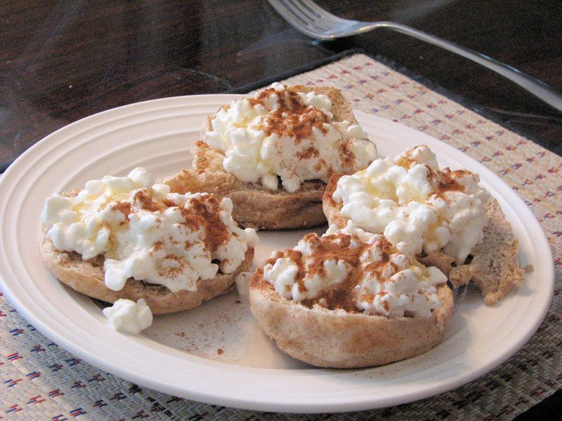 Cottage Cheese With Cinnamon