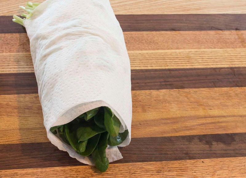 Leafy Greens - Wrap In Paper Towels