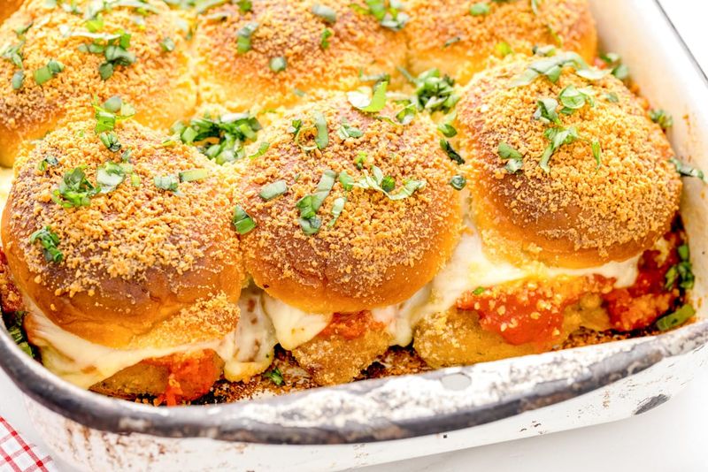 Chicken Parmesan Sliders