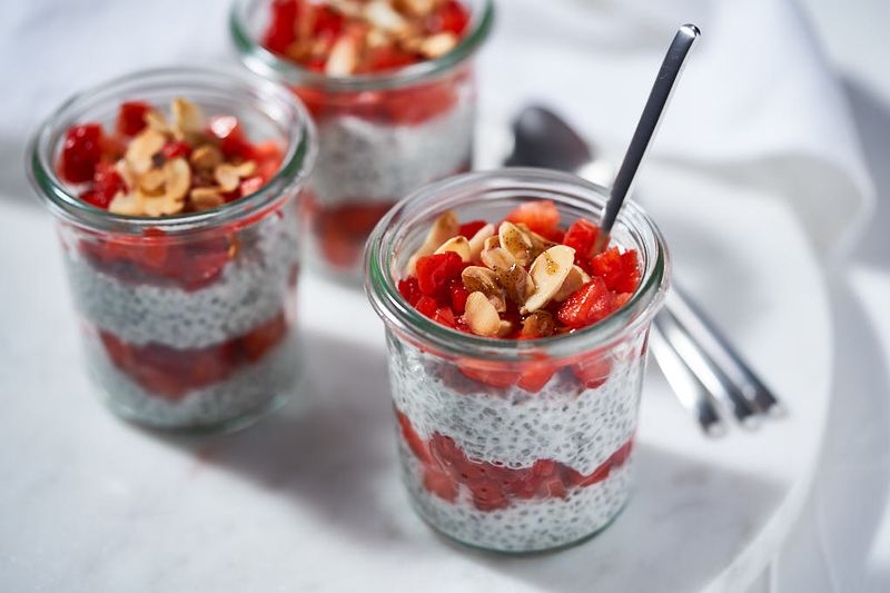 Chia Pudding With Almond Milk