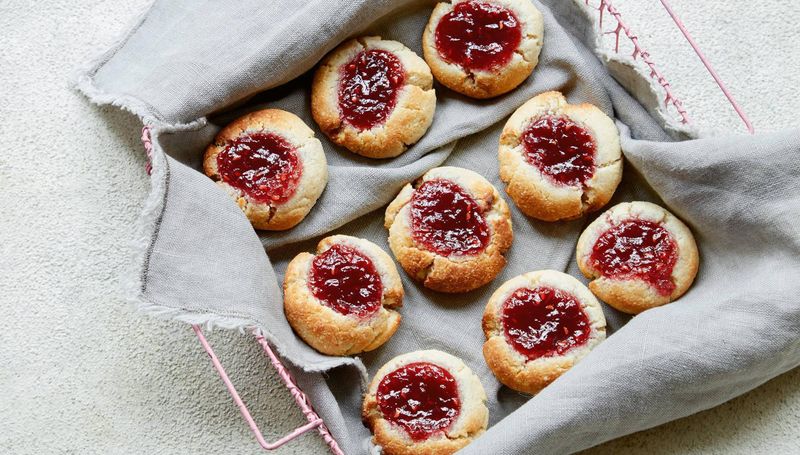 Jam Thumbprint Biscuits