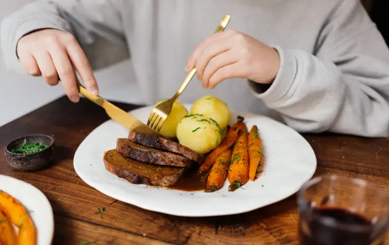 Seitan Roast With Rich Onion Gravy