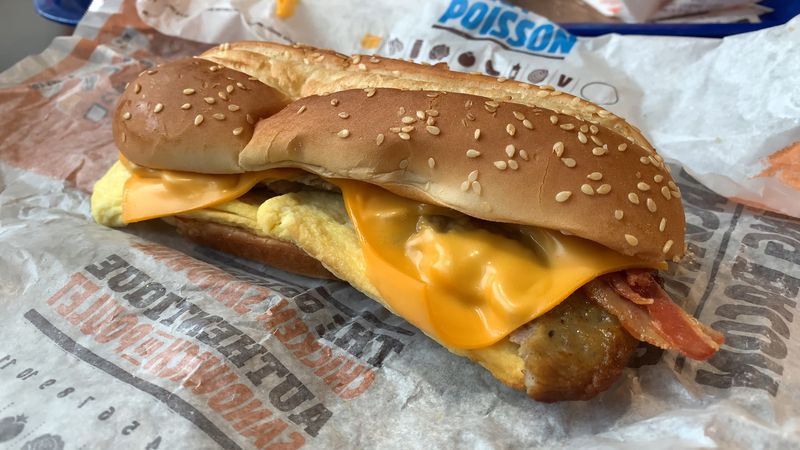 Burger King's Enormous Omelet Sandwich