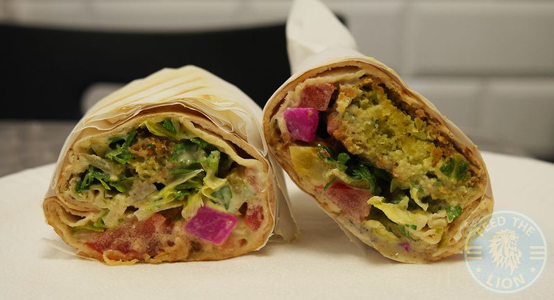 Mr Falafel Falafel Wrap