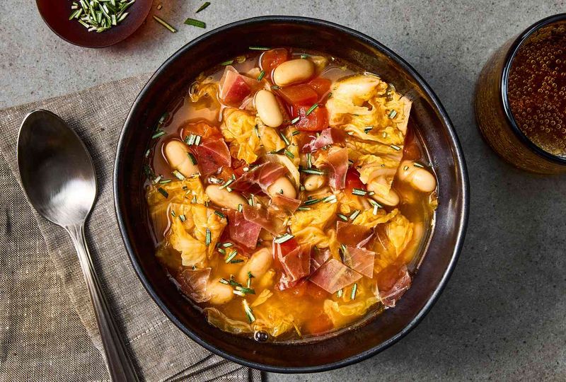 Cabbage And White Bean Soup