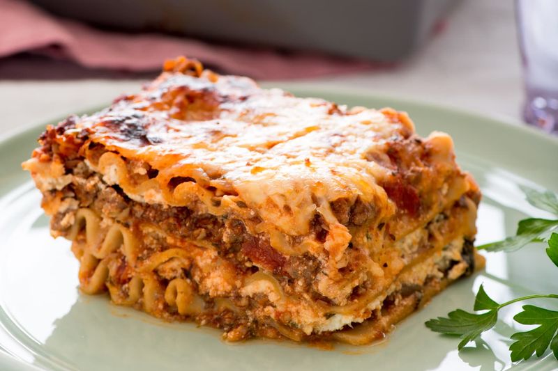 Beef And Mushroom Lasagne
