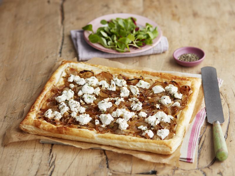 Caramelised Onion And Goat Cheese Tart