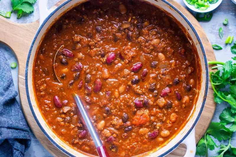 Turkey Chilli With Kidney Beans
