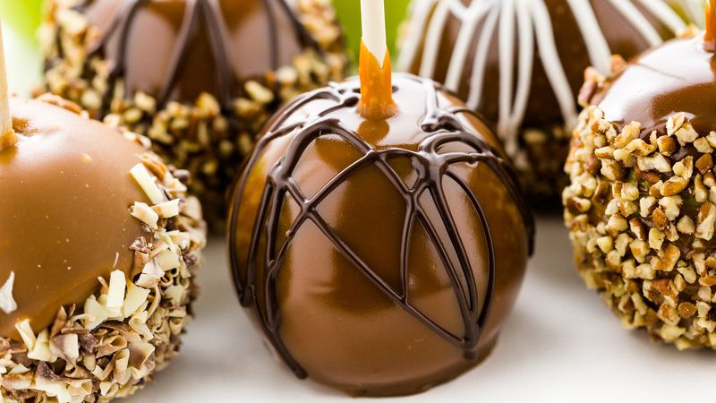 Chocolate-Dipped Candy Apples