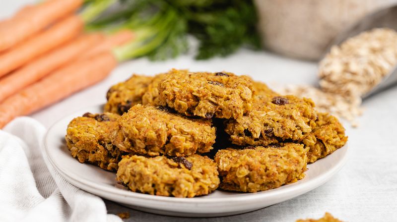 Carrot Oat Cookies