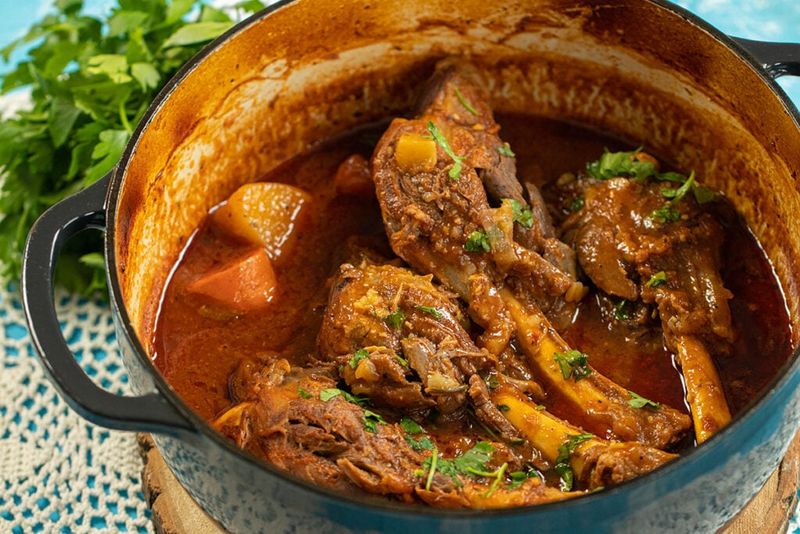 Slow-Cooked Lamb Shank Stew