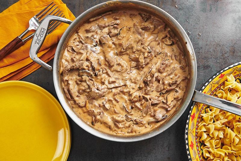 Beef Stroganoff
