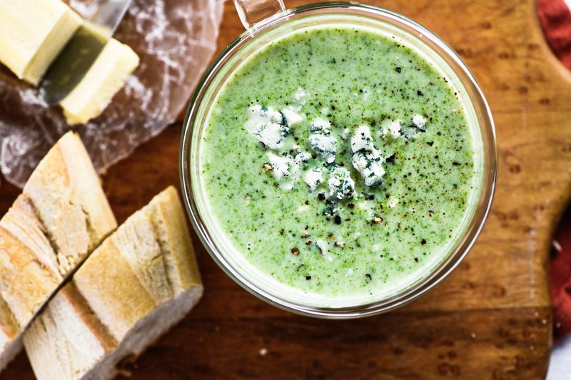 Cream Of Broccoli And Stilton From British Cafes