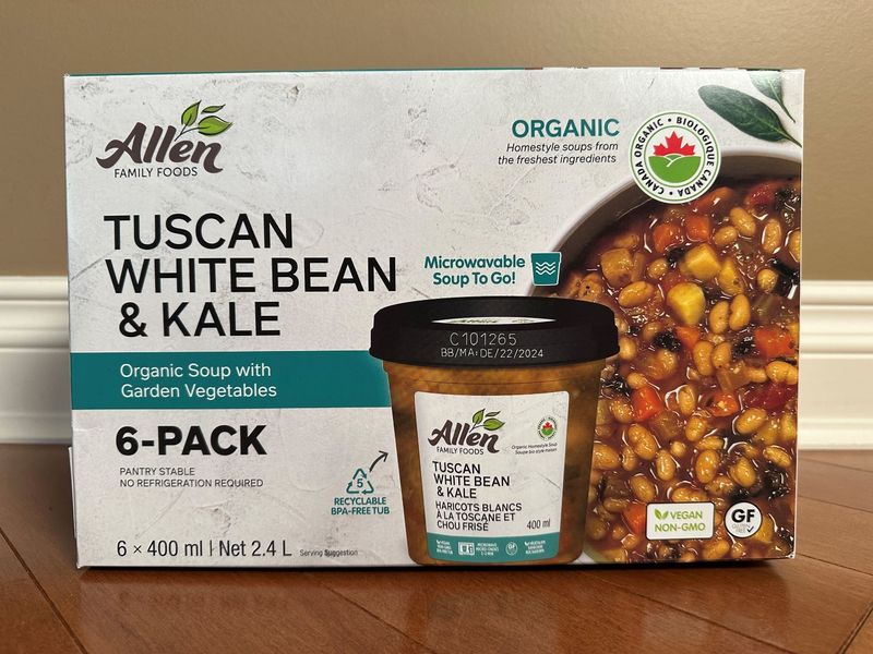 Allen Family Foods Tuscan White Bean Soup