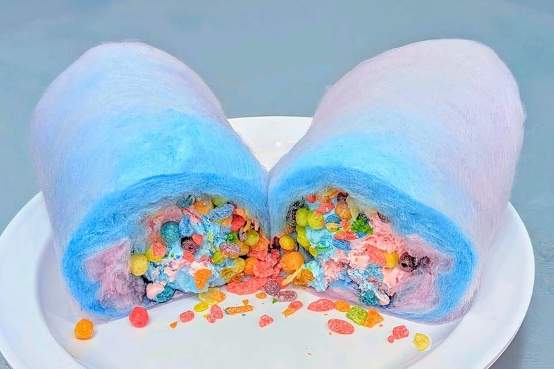 Cotton Candy Burritos