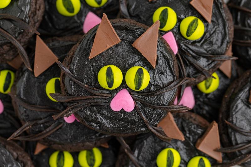 Black Cat Chocolate Chip Cookies