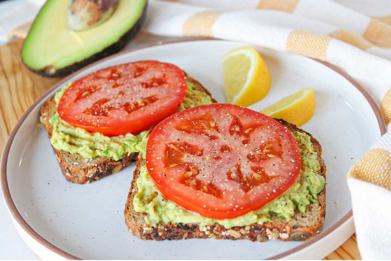 Avocado Toast On Wholegrain Bread