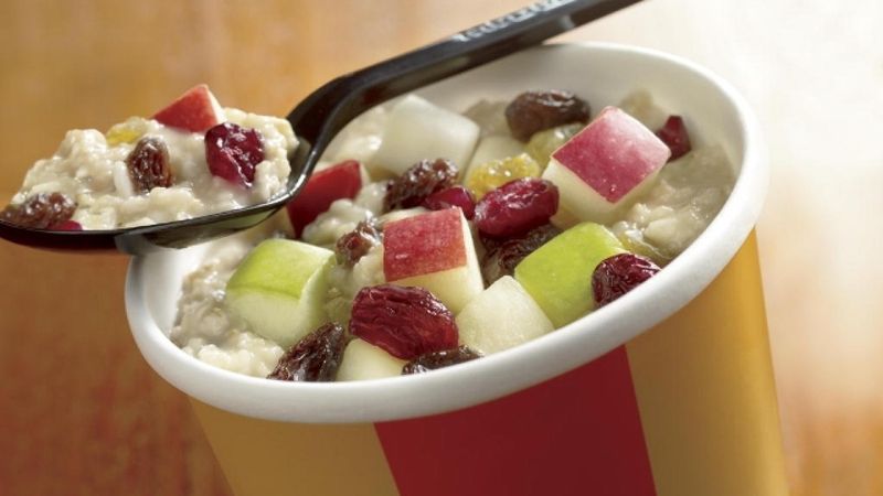 Fruit And Maple Oatmeal