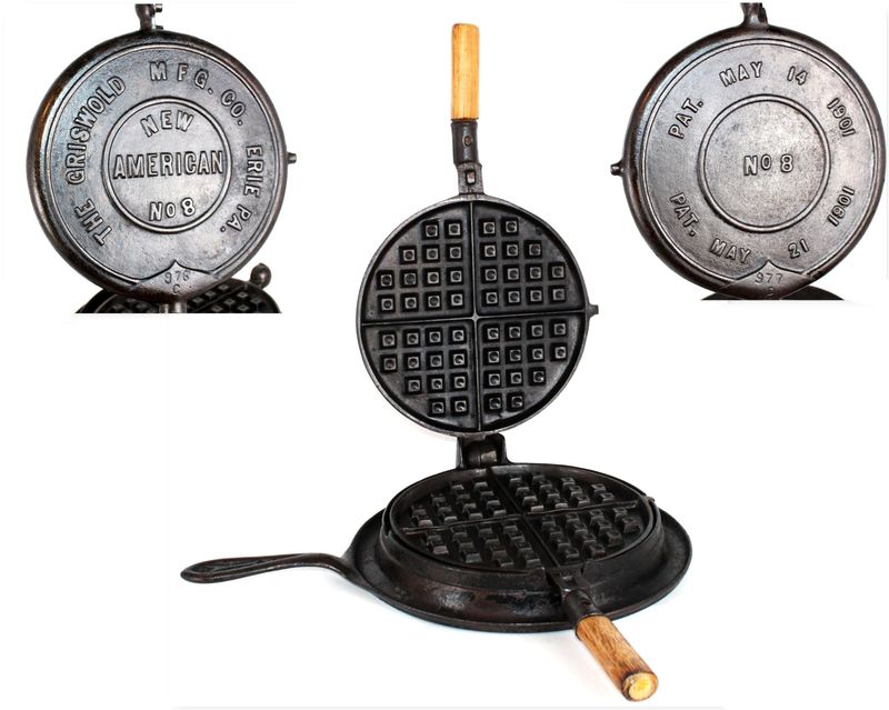 Vintage Cast Iron Waffle Irons