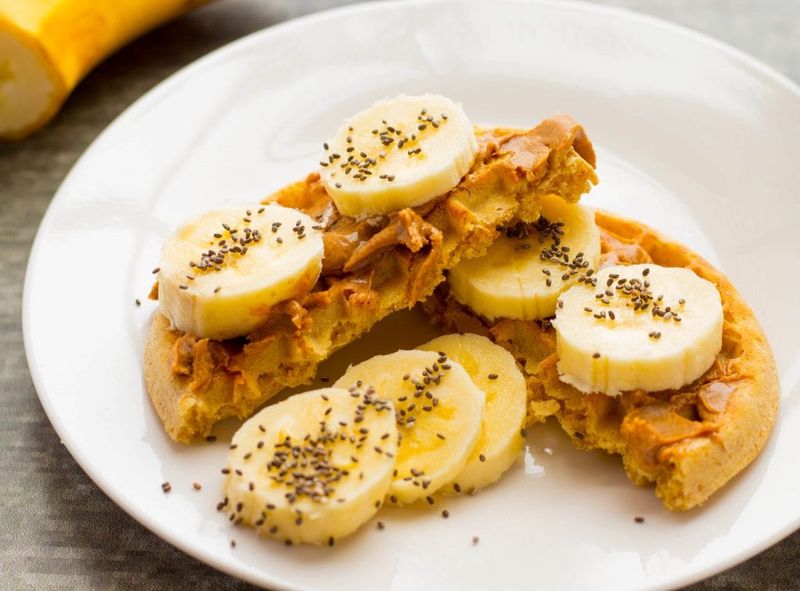 Small Banana With Almond Butter